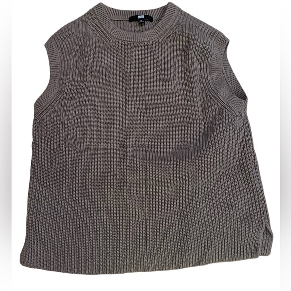 Uniqlo Brown Sweater Knit Tank - Picture 1 of 5
